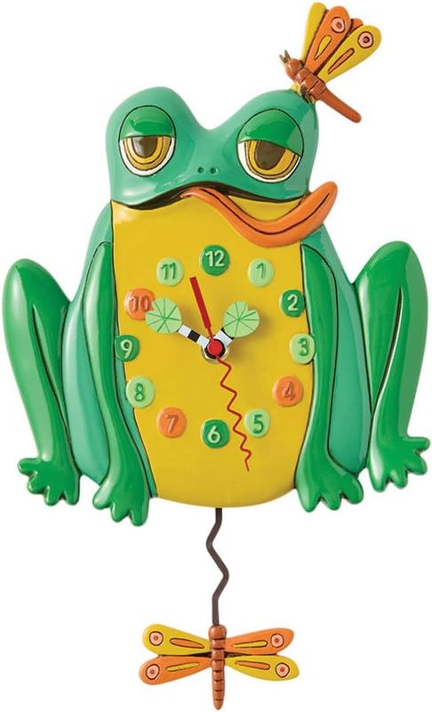 Orologio con pendolo Rospo - Hop to It Wall Clock - Allen Design