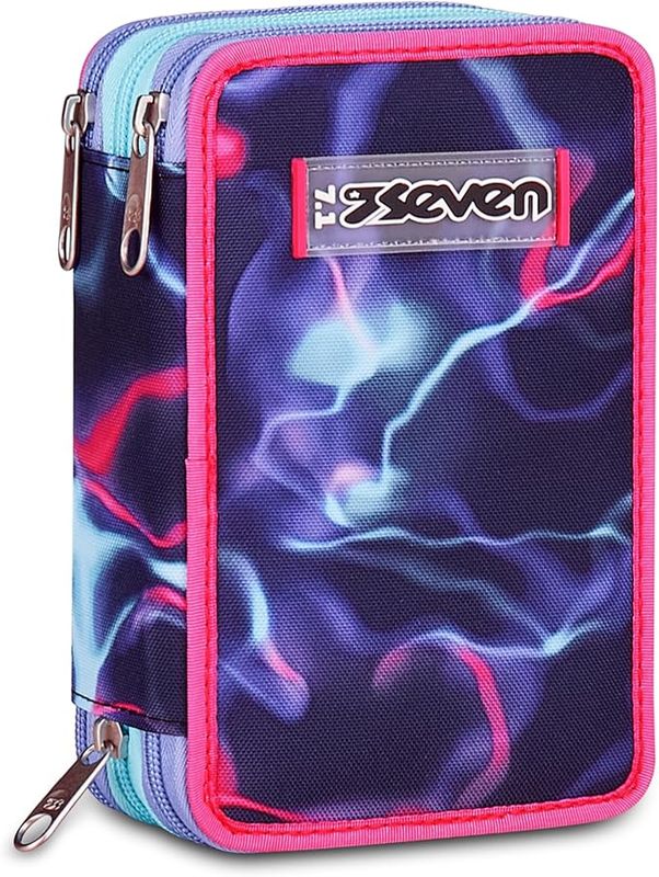 Seven Astuccio Scuola 3 zip ELECTRIC VIBE