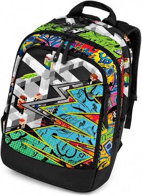 Tinta Unita ZAINO DREAM CROSS SISTEM YOUNG GAME POOL OVER 28 L Tinta Unita ZAINO DREAM CROSS SISTEM YOUNG GAME POOL OVER 28 L