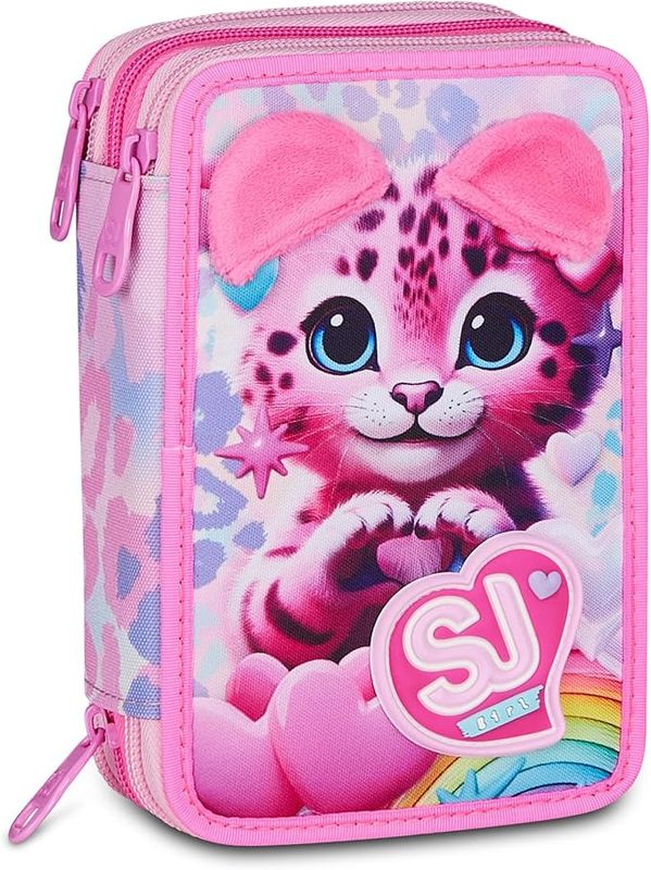 SJ GANG STYLE JAM GANG Astuccio Scuola 3 zip HEART BUDDY GIRL