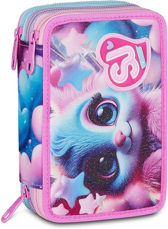 SJ GANG STYLE JAM GANG Astuccio Scuola 3 zip MAGICAL FANTASY GIRL