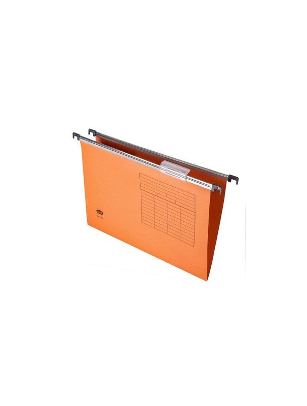 Cartella sospesa - da cassetto - Interasse 39 cm - Fondo a V - arancio
