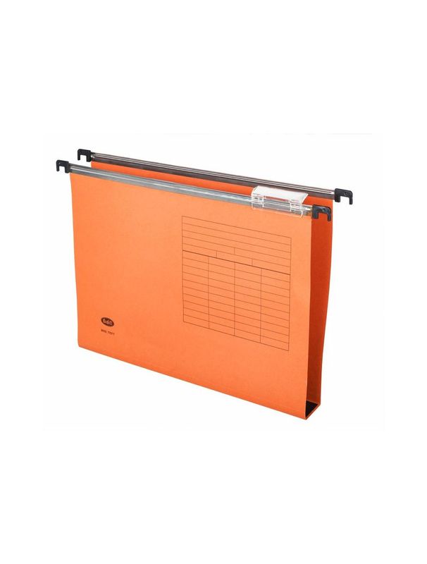 Cartella sospesa Basic - da armadio - Interasse 33 cm - Fondo a V - avana