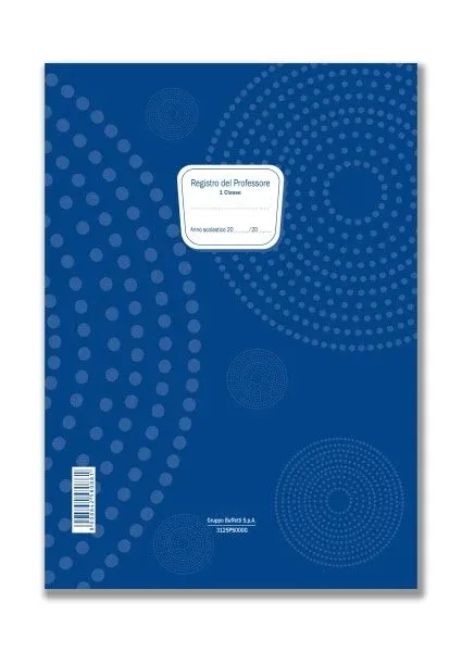 Buffetti - Registro del professore ad 1 classe - 16 pagine - 34x24 cm