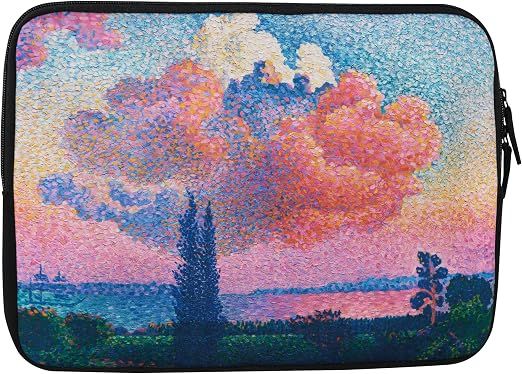HALTADEFINIZIONE - Custodia Porta PC fino a 15”, Custodia Protettiva in EVA Imbottita  - EDMOND CROSS - THE PINK CLOUD