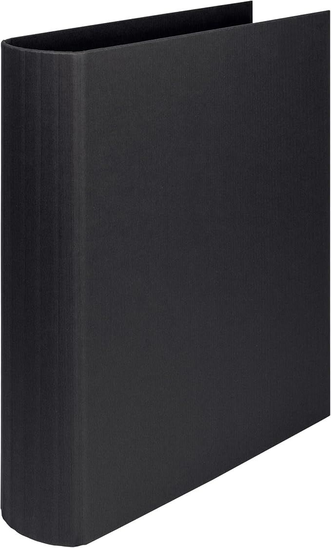 Rossler S.O.H.O. Raccoglitore ad anelli senza custodia - Formato commerciale - Dorso 7,4 cm - Nero