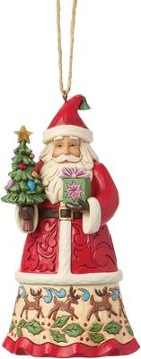 Jim Shore Heartwood Creek Babbo Natale con regali avvolti ornamento da appendere, 11,9 cm Jim Shore Heartwood Creek Babbo Natale con regali avvolti ornamento da appendere, 11,9 cm