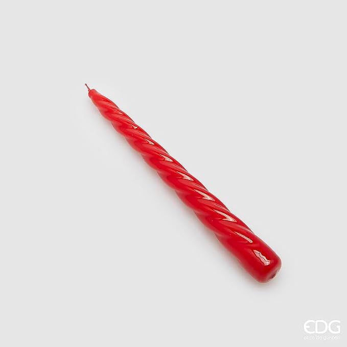 Candela Natalizia Stelo Twist in Cera D22xH23 ROSSO - Enzo de Gasperi Candela Natalizia Stelo Twist in Cera D22xH23 ROSSO - Enzo de Gasperi