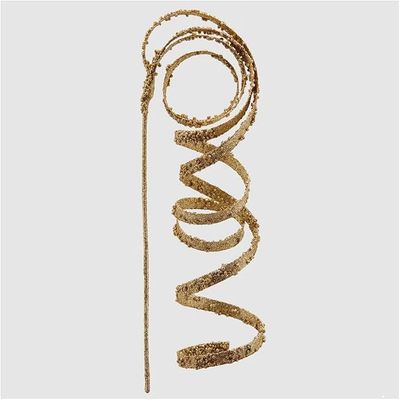 Ramo decorativo Liana Glitter Oro H 120 cm - Enzo de Gasperi