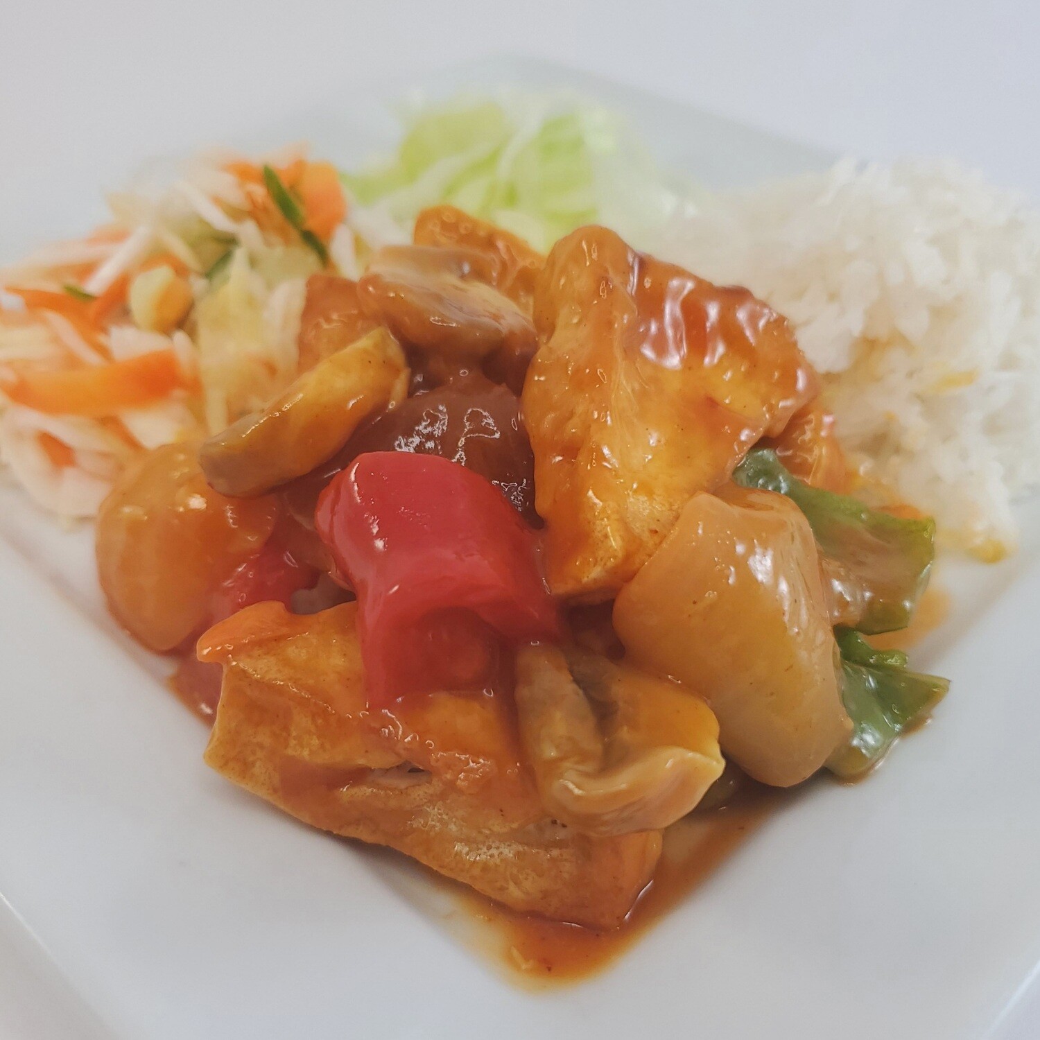 Tofu frit piquant aux ananas 🍃