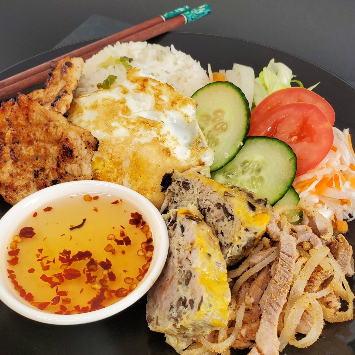 Cơm Ba Màu "Riz 3 couleurs"