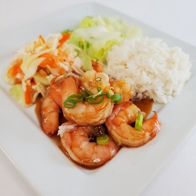 Crevettes Caramel à l'ail