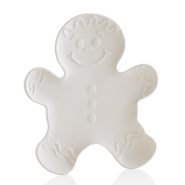 Gingerbread Man Plate*