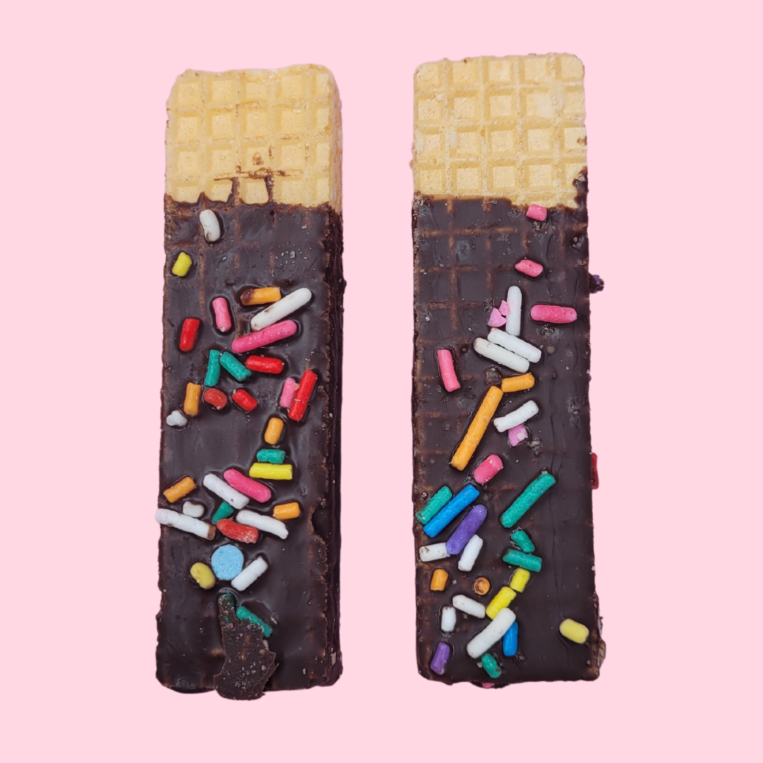 ChocolateDipped Wafer Cookies 2Pack