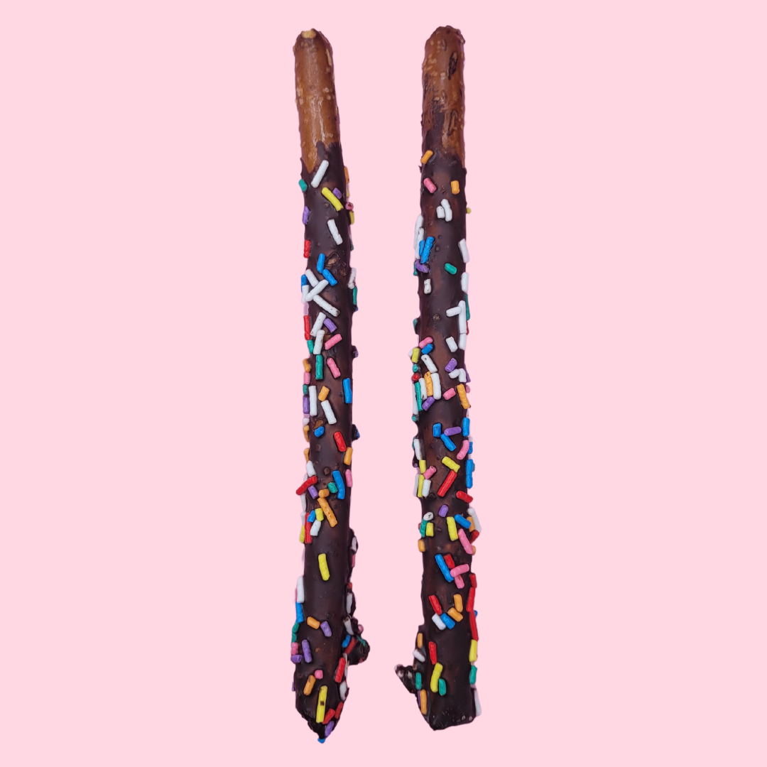 Chocolate-Dipped Pretzel Rods 2-Pack