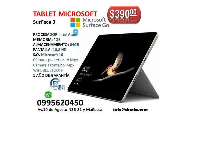 TABLET MICROSOFT