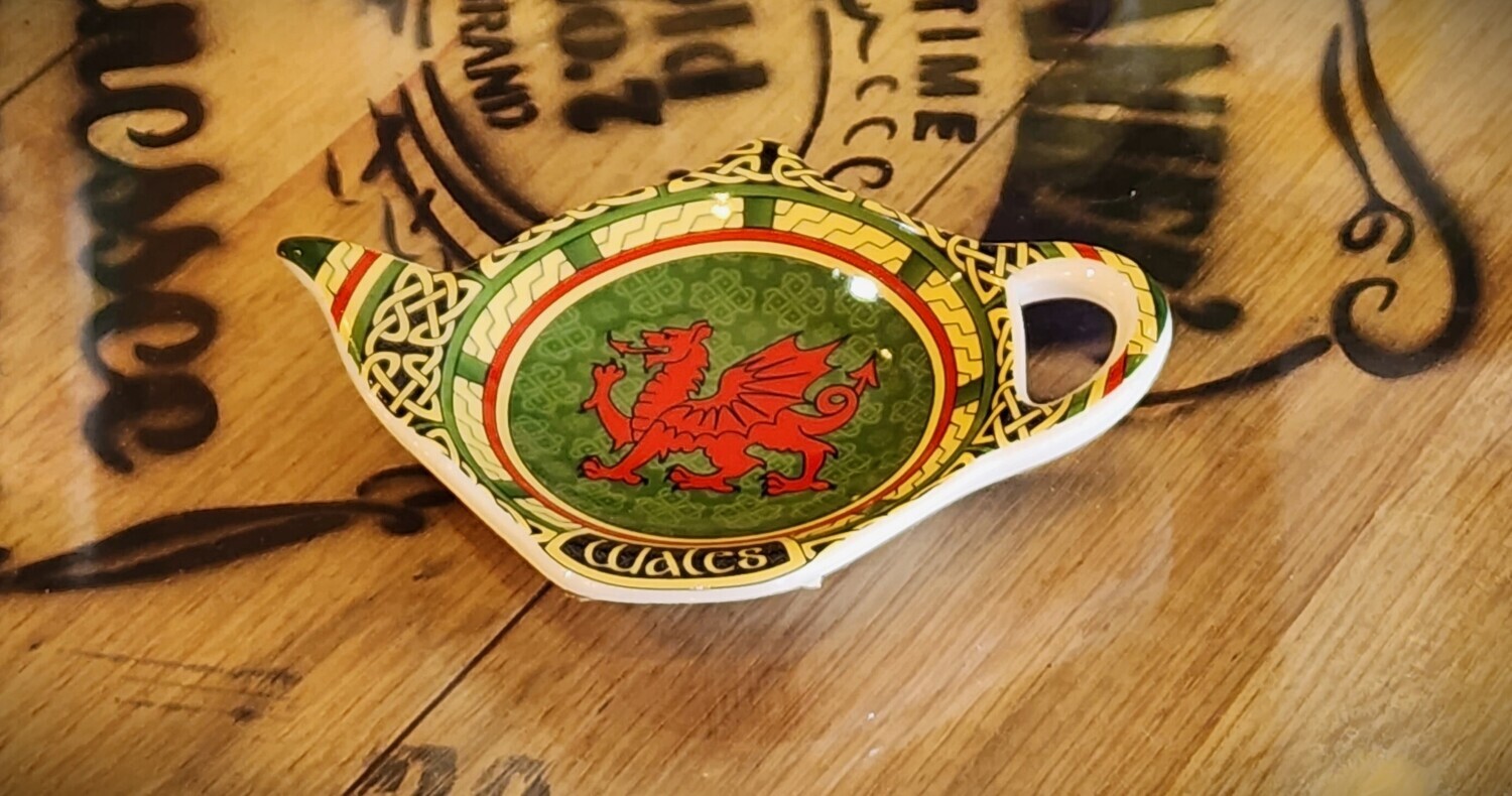 Bone China Tea Holder (Green)