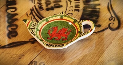 Bone China Tea Holder (Green)