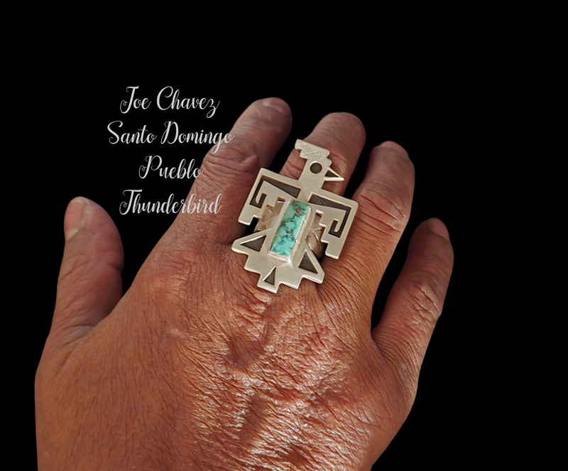 STERLING SILVER OVERLAY ADJUSTABLE RING