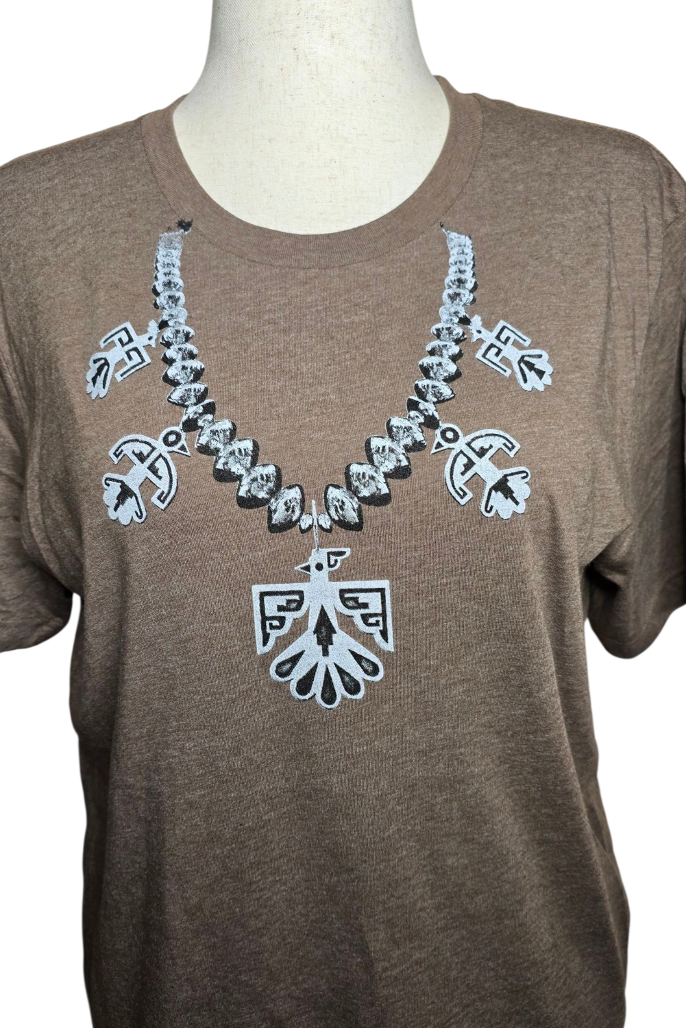 Heather Brown, Santo Domingo Pueblo Thunderbird necklace design, Size MEDIUM