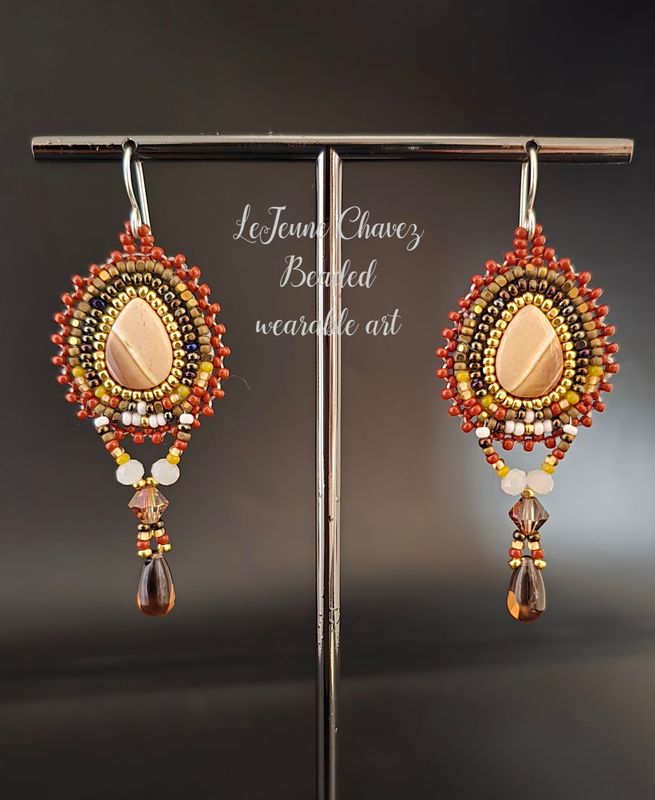 Beaded wearable art. Hand Beaded by LeJeune Chavez