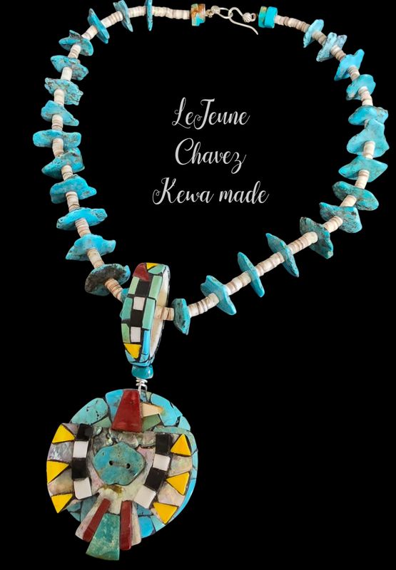 Santo Domingo Pueblo iconic Thunderbird necklace-Keeping my ancestors memory alive through my jewelry designs 