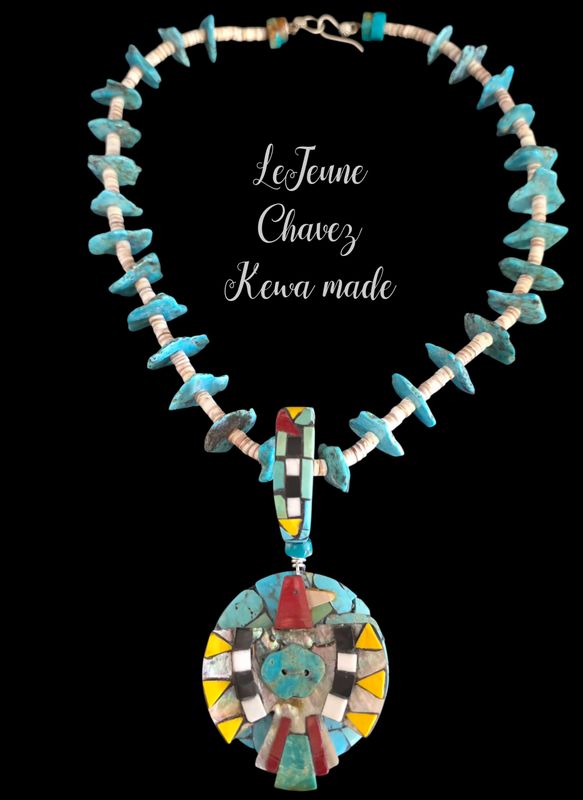 Santo Domingo Pueblo iconic Thunderbird necklace-Keeping my ancestors memory alive through my jewelry designs 