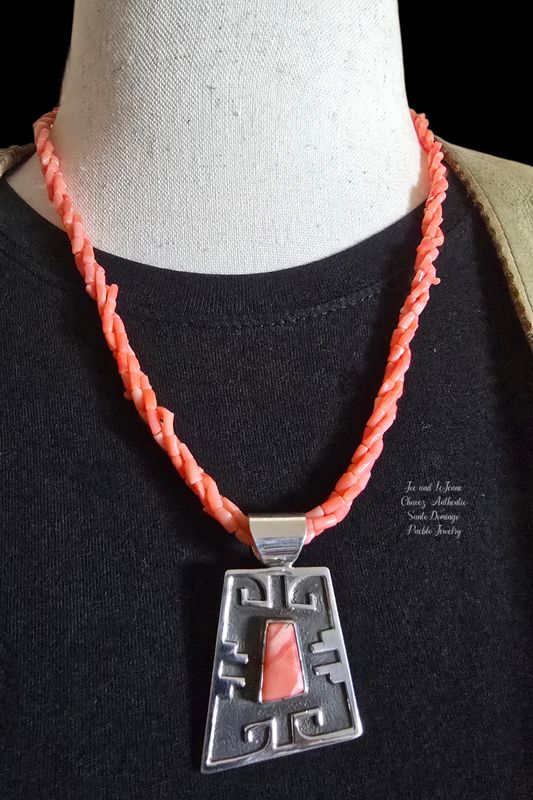 Vintage Angel Hair Coral with sterling silver Overlay pendant