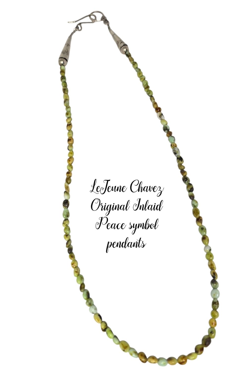Natural Petrified wood root. PALAMINO VARISCITE necklace
