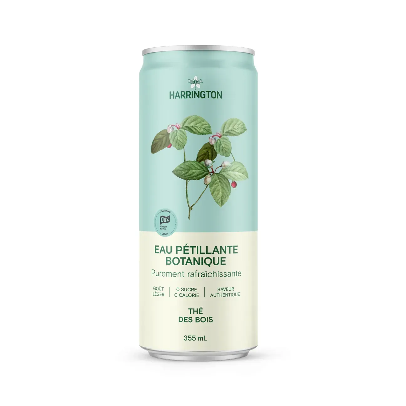 Pétillants  botaniques Harrington — Thé des bois  (4 x 355 ml)