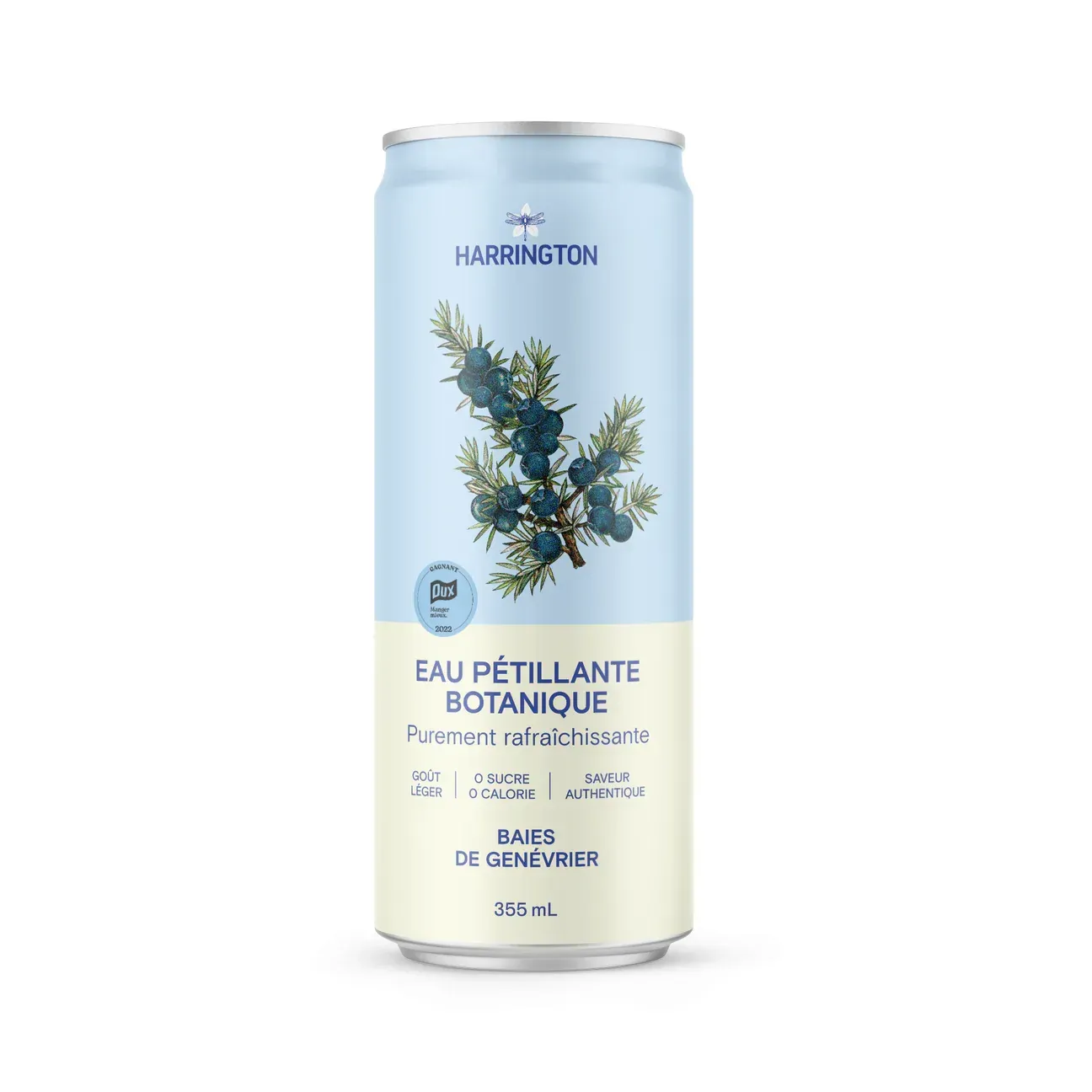 Pétillants  botaniques Harrington — Baie de genevrier   (4 x 355 ml)