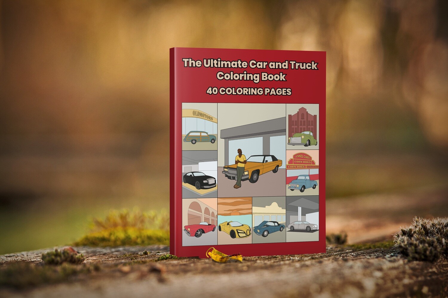 The Ultimate Car and Truck Coloring Book