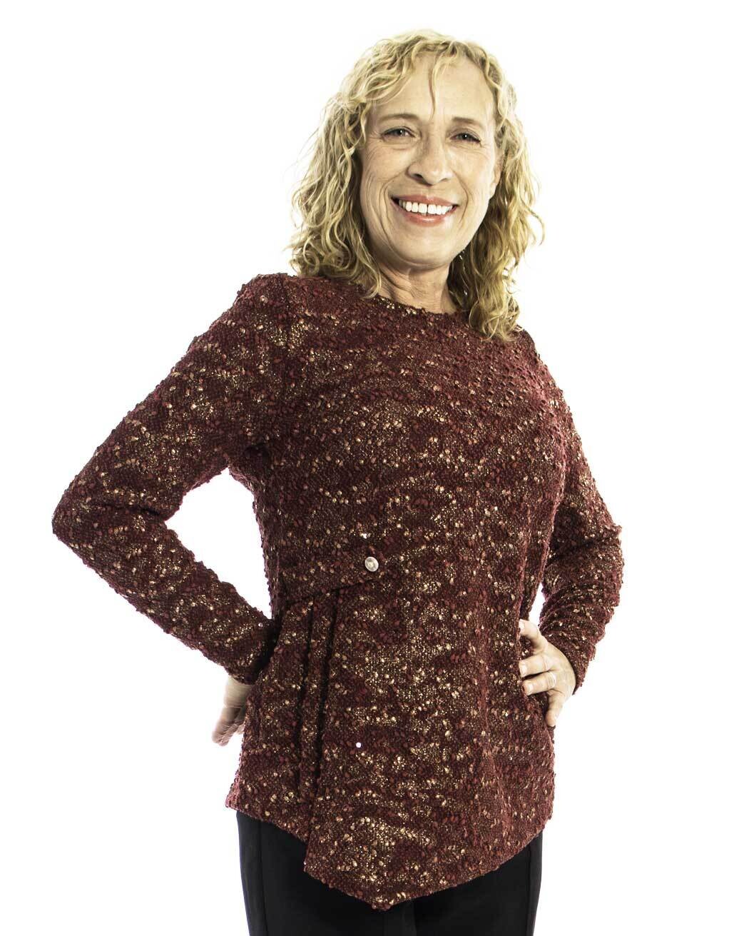 Classy Burgundy Sweater