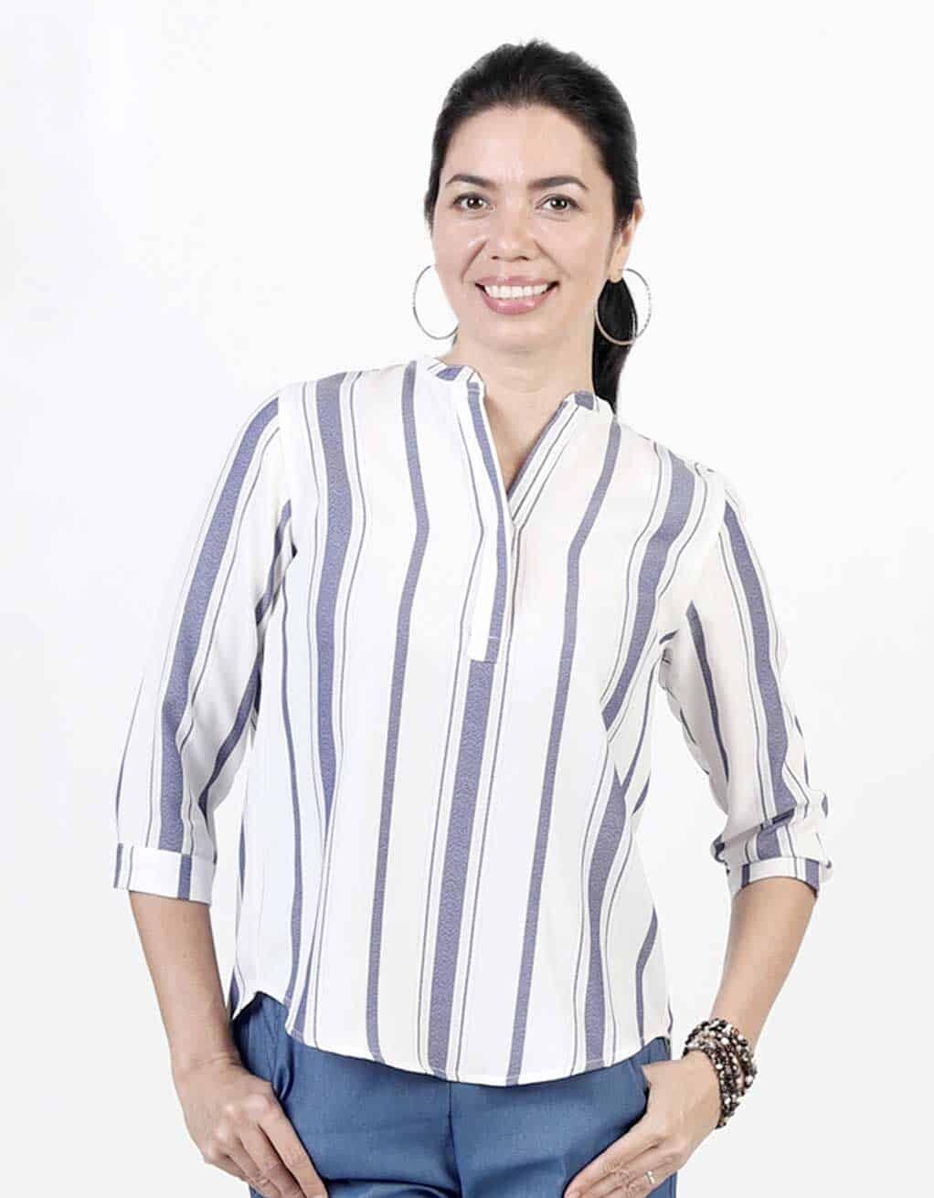Printed Flora Blouse