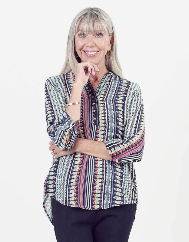 Printed Flora Blouse