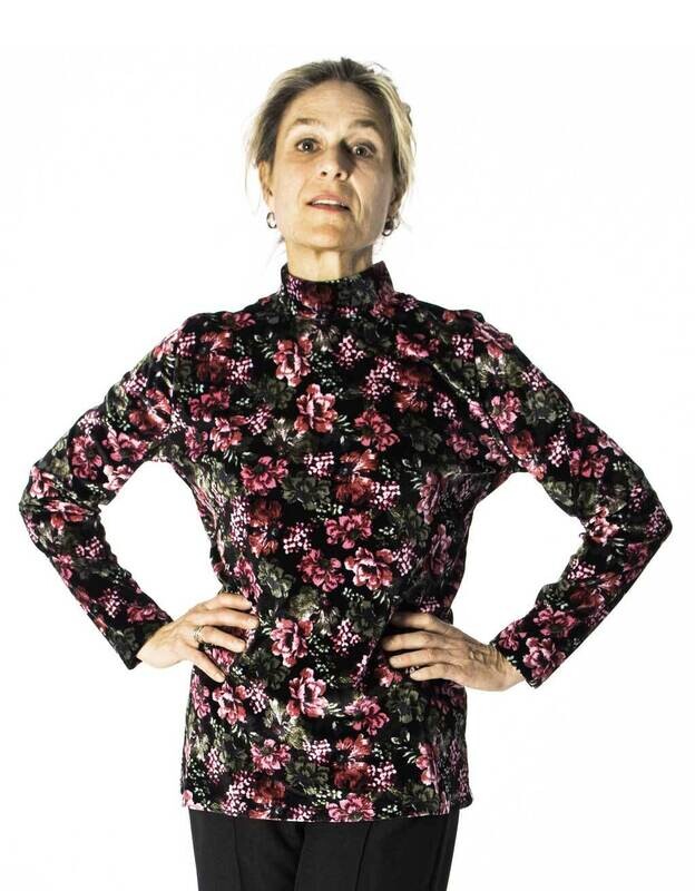Velvet Turtleneck Sweater