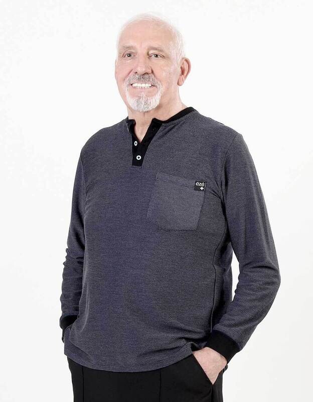 Buttoned Shirt Without Collar