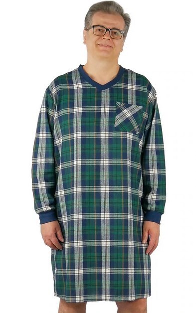 Plaid Flannel Nightshirt (Stewart)