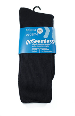 Go Seamless Edema Cotton Socks