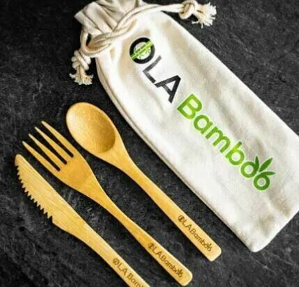 Bamboo Utensil Kit