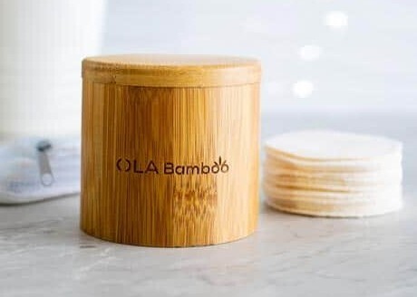 Bamboo Reusable Makeup Remover Pads With Storage Box