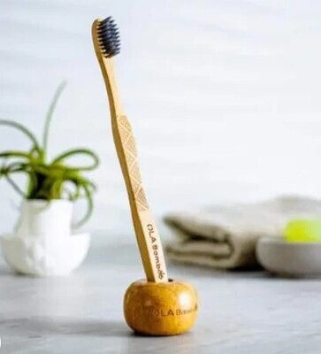 Individual Bamboo Toothbrush Holder