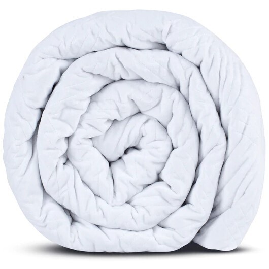 White Weighted Blanket With Duvet Cover