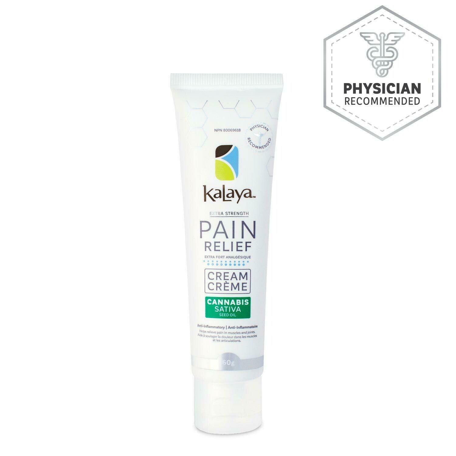 Pain Relief Creme with Cannabis Sativa Oil