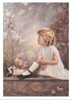 Birthday Greeting Card with Postage Stamp