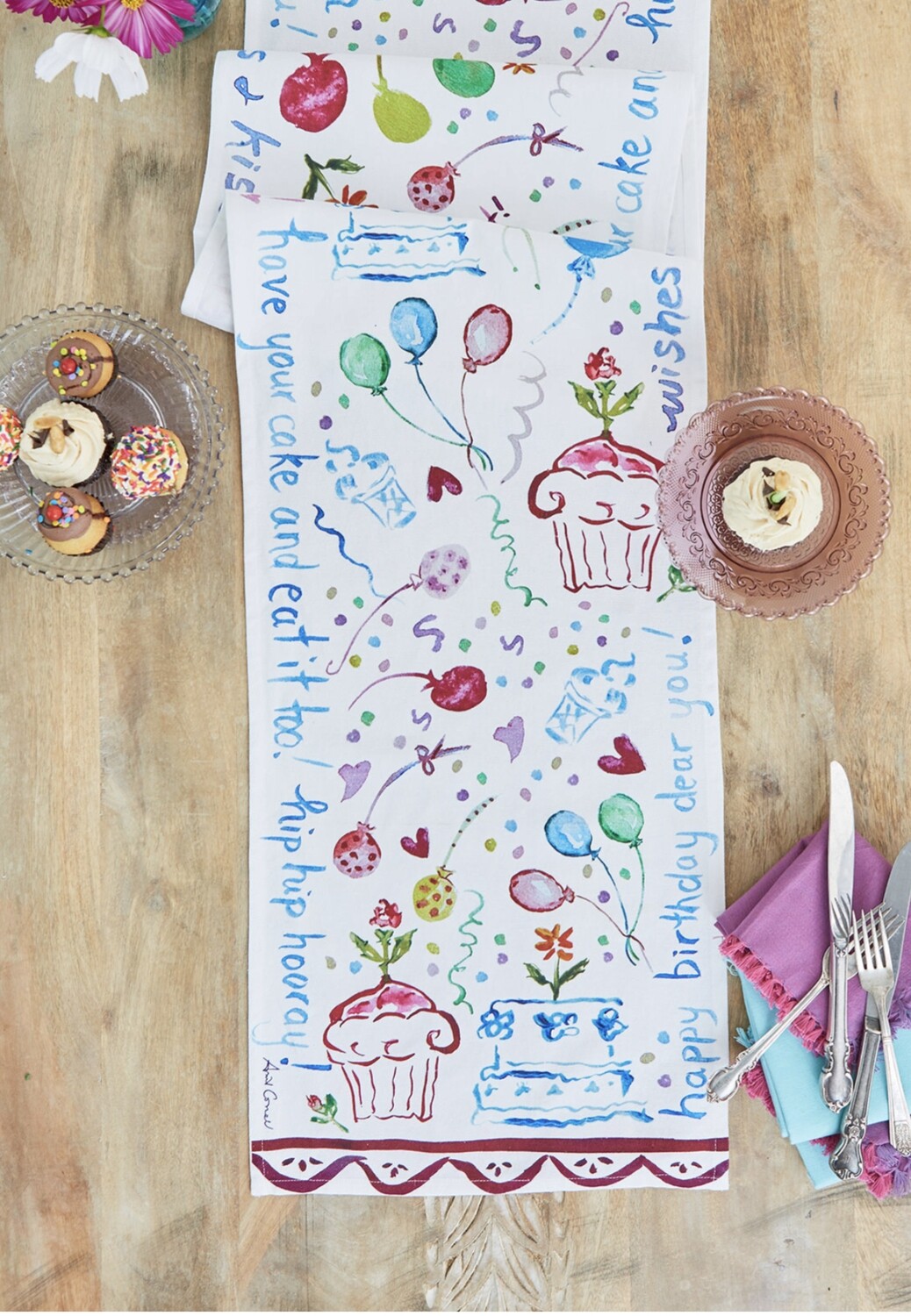 It’s Your Birthday 🥳 Table Runner  Size "13" x "72"
