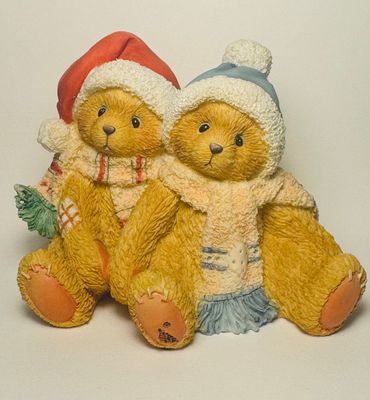 Cherished Teddies New Vintage Figurine - 1996 - "Jamie and Ashley"