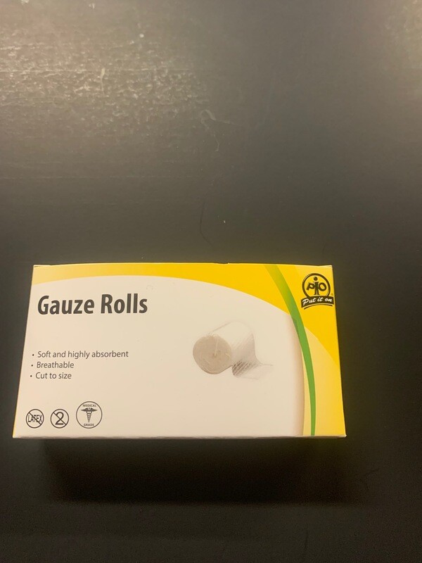 Roller Gauze, 2.5 cm (1") x 9m, 6/bx