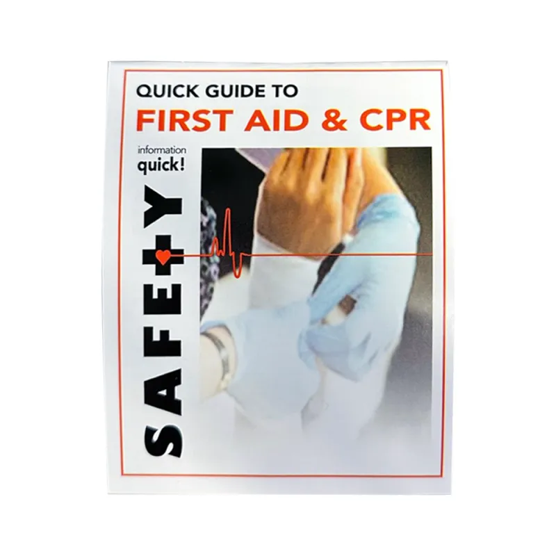 First Aid Pocket Guide, Bilingual