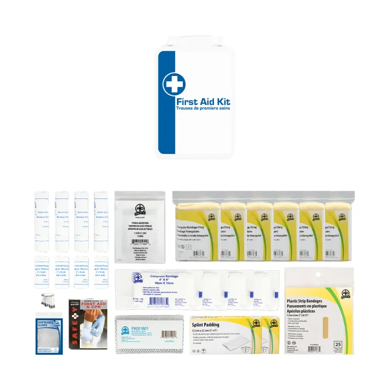 First Aid Kit, Ontario WSIB Level 1 (6-15 employees), metal case